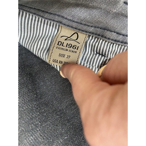 DL1961 Tory Slim Straight Grey jeans ~size27‎ - Picture 3 of 4